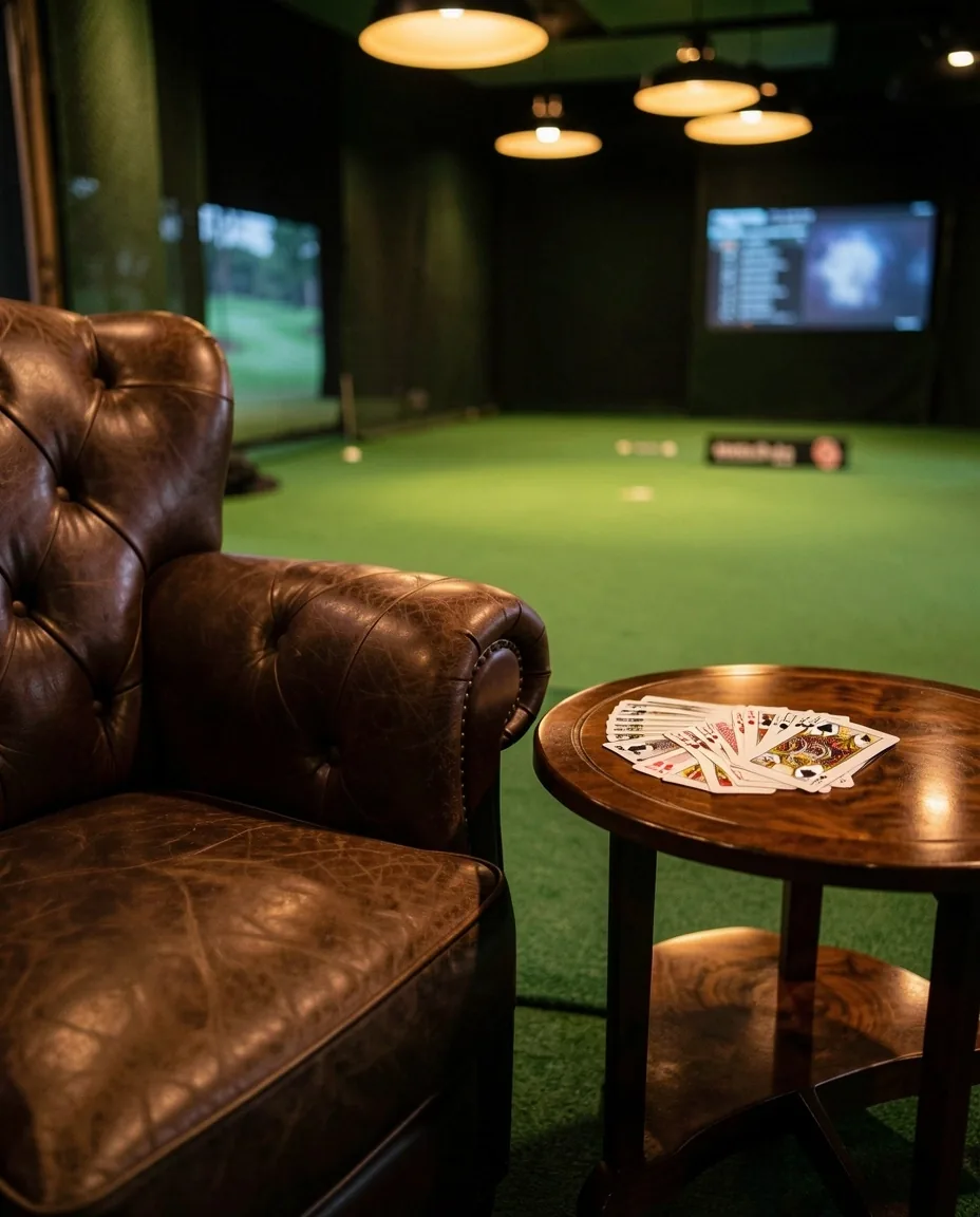 Társasági póker lounge részlet