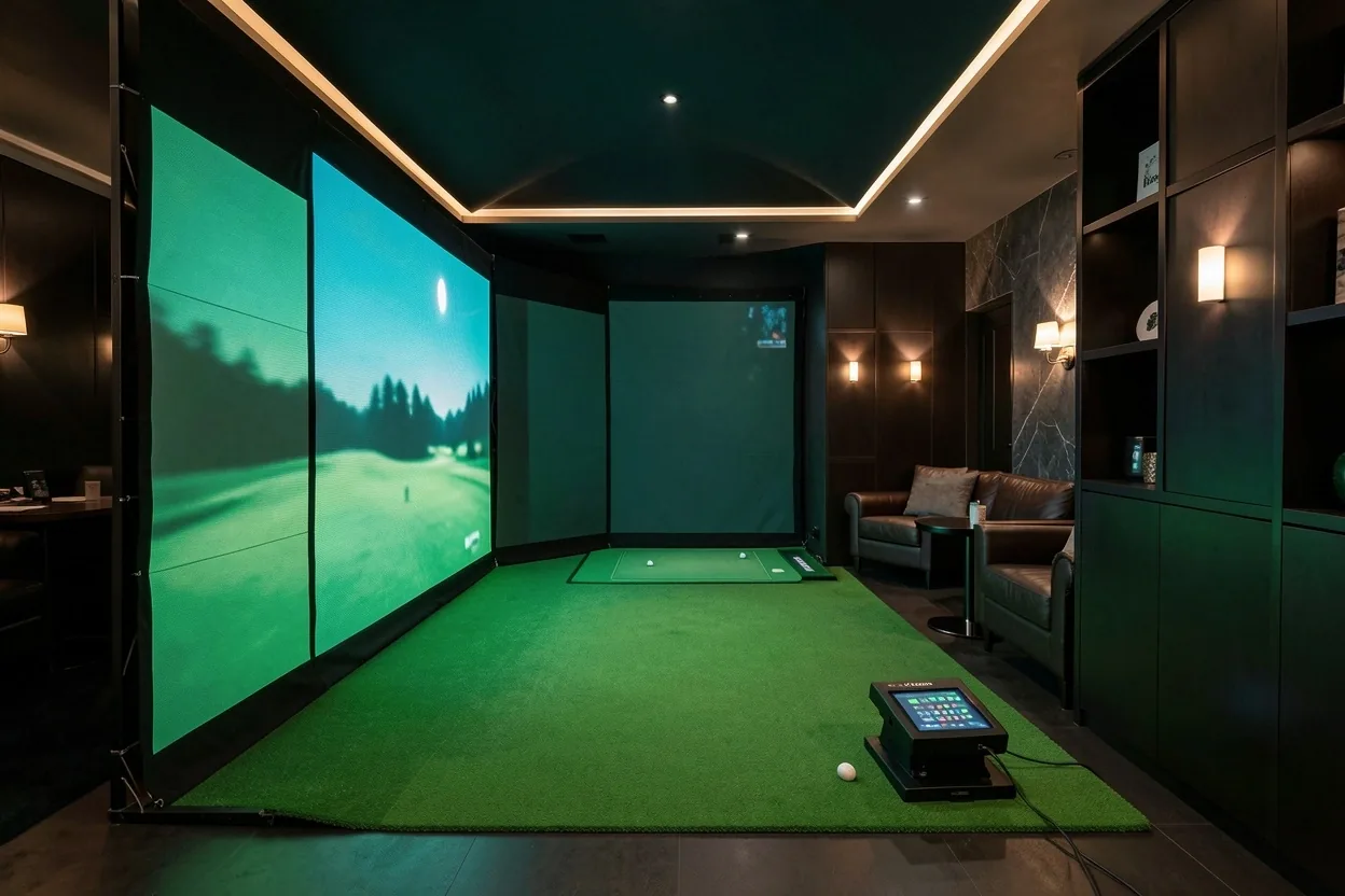 Dunaparti Udvar modern golf fitting stúdió és szimulátor