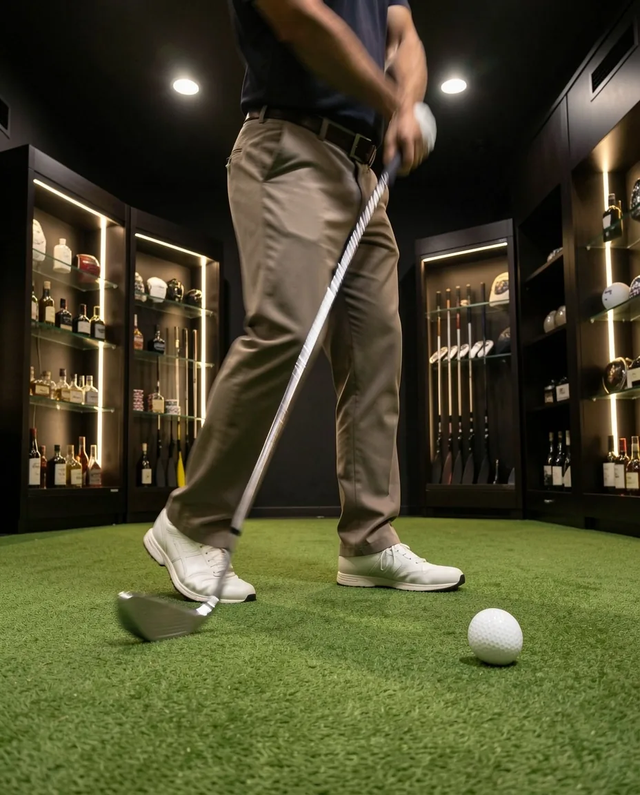 Beltéri golf fitting mérés indítása